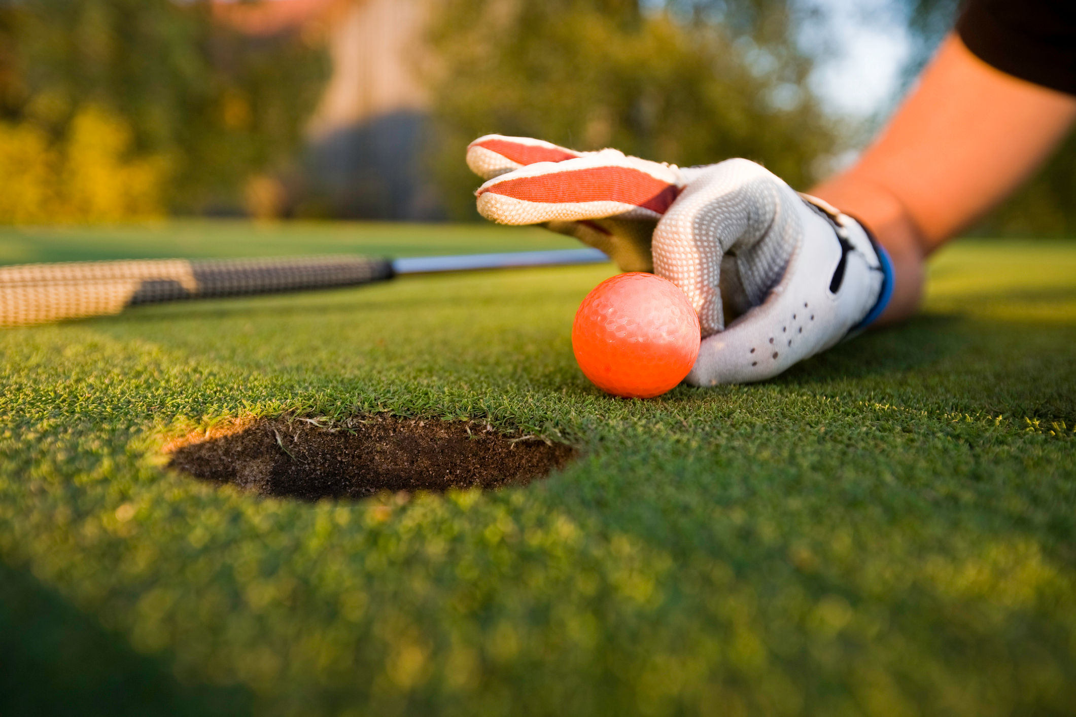 Golf yips probleem